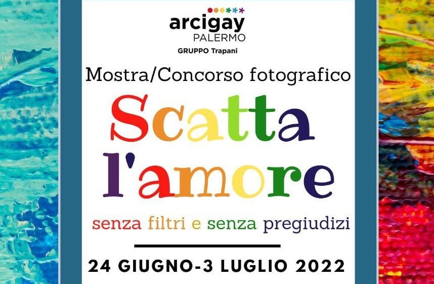 “Scatta l’amore”: concorso e mostra fotografica organizzati da Arcigay a Trapani