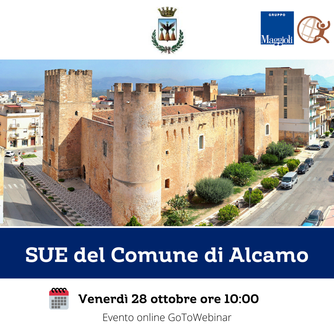 Alcamo: venerdì 28 ottobre presentazione online del nuovo portale del SUE