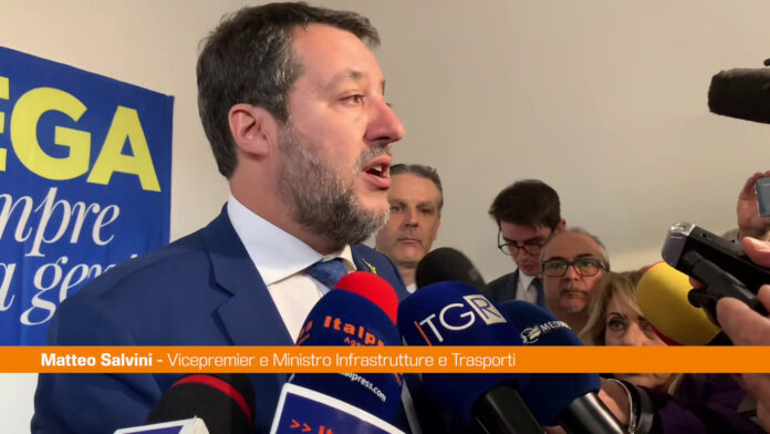 Ponte sullo Stretto, Salvini